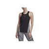 Adidas Color Block Breathable Mesh Casual Sports Vest Women Vests Black EA2190