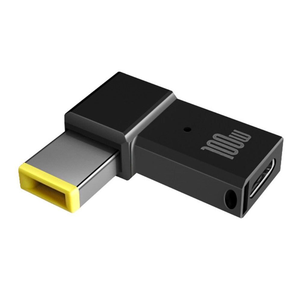 

C 100W Laptop DC Power Adapter PD Adapter USB C to PD Converter Type C Female to Square PD Plug чорний