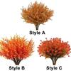 1–6 Bündel künstliche Herbstblumen, UV-beständig, Herbstdekorationen für Thanksgiving, Zuhause, Küche, Zimmer, Bauernhaus, Blumenarrangements für drinnen und draußen