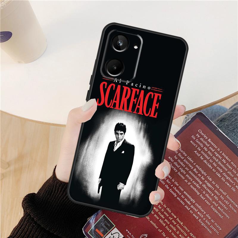 Scarface Tony Montana Case For Realme C55 C75 C67 C61 C53 C51 C21Y C25S 10 11 12 13 14 Pro Plus GT 6T 6 5 GT7 Pro