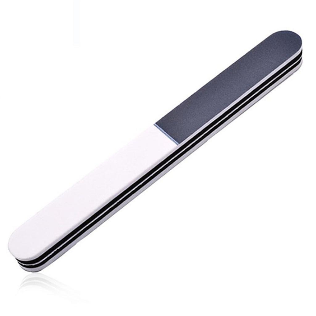 Double Sided Sponge Nail File Ultra-thin Ergonomic Design Nail File Acrylic Nails Tools for Home Salon