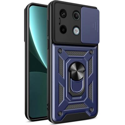 Armored Case for Xiaomi Redmi Note 13 Pro 5G, CamShield Slide, Blue
