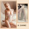 Sexy Lingerie Sexy Lace Hollow Onesie Uniform Passion Free Pajamas Hot Plus Size Set