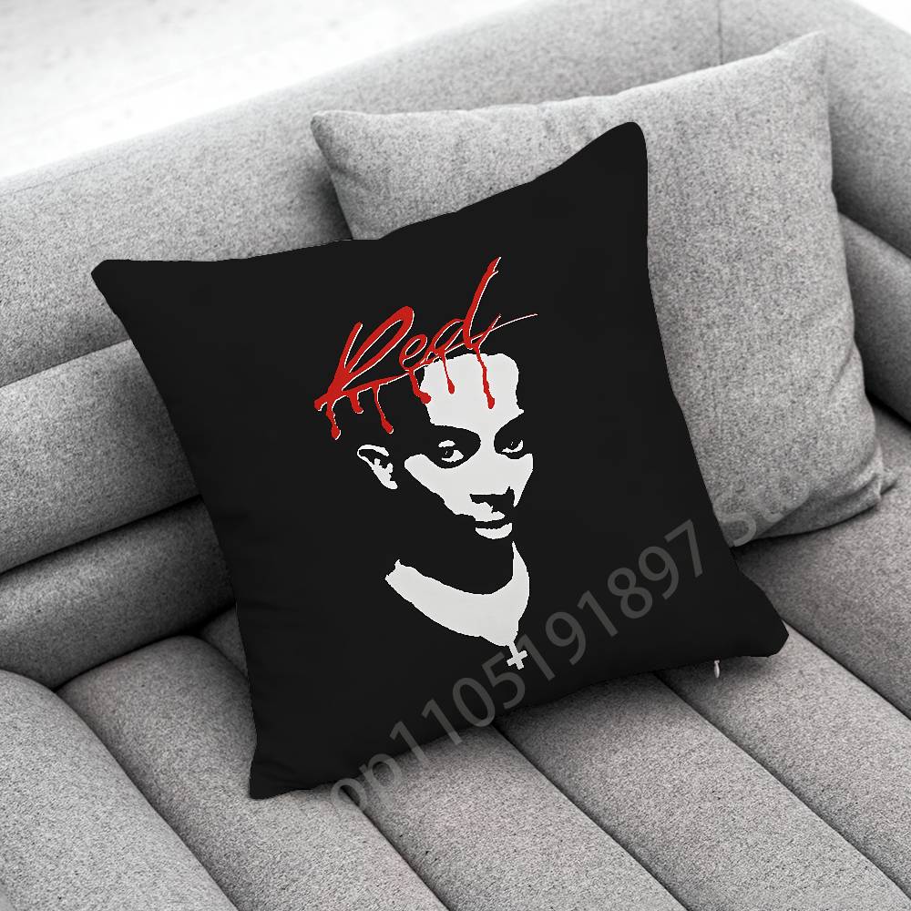 Federa per Cuscino Decorativo P-Playboi C-Carti Music Whole Lotta Red Per 50x50cm 40x40cm 45x45cm 30x30cm Quadrata Federa per Cuscino da Camera