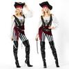 Neues karibisches Piratenkostüm für Damen, coole Hose, Piratenspiel-Uniform für Damen, Bühnenperformance-Anzug