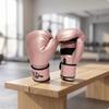 Secure Boxing Gloves with Mesh | Glossy Synthetic Exterior, Padded Punching Surface,