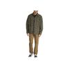 Vans Checkerboard Single Button Long Sleeve Shirt Men Shirts Army-Green VN0008GZ-KCZ