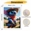 Disney animation digital oil painting Cowboy Stitch diy handpainted coloring painting home decoration, suitable for wall art decor gifts