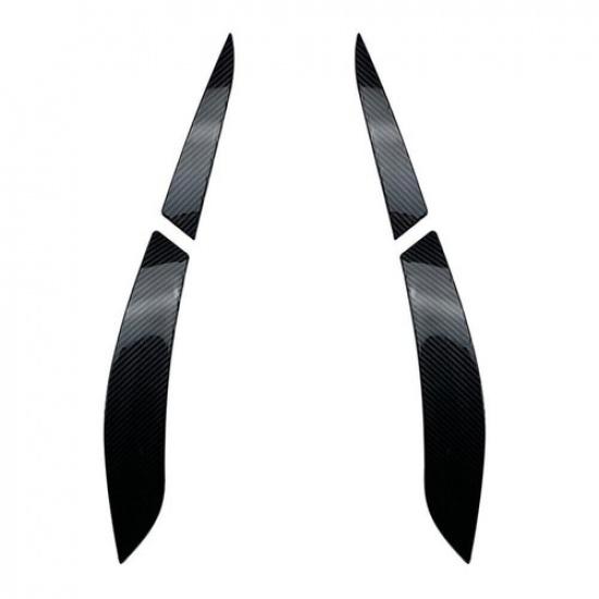 Rear Tail Light Lamp Eyelid Trim Cover For VW Golf 6 MK6 Carbon color 2008-2013