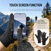 Outdoor Running Men'S Winter Warm Knitted Touchscreen Cycling Gloves Women'S Autumn Winter Thick Velvet Gloves