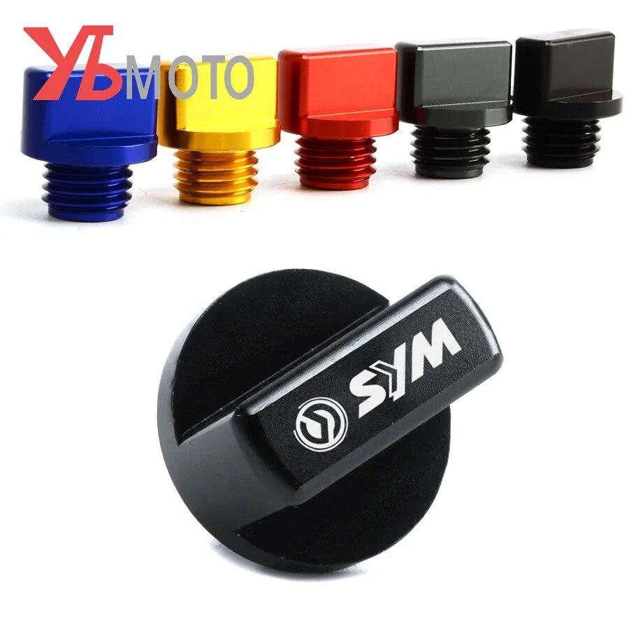 New Aluminum Engine Plug Cover For SYM CRUISYM 300 GTS300i RV250 EVO250I MAXSYM 400 T2 T3 JOYMAX Z300  Motorcycle Oil Filler Cap