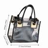 Casual Summer Clear Totes Bags Transparent PVC Women Handbags Clutch Purse Crossbody Shoulder Messenger Bag Travel