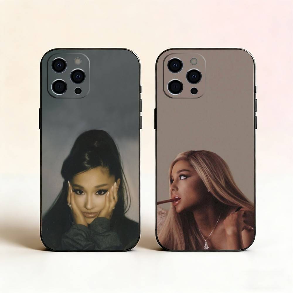 Ariana Grande Phone Case For iPhone 17, 16,15,14,13,12,11 Plus,Pro Max, Others Soft Black Cover