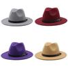 Unisex Wool Felt Top Hat With Wide Brim For Formal Events And Gift Giving