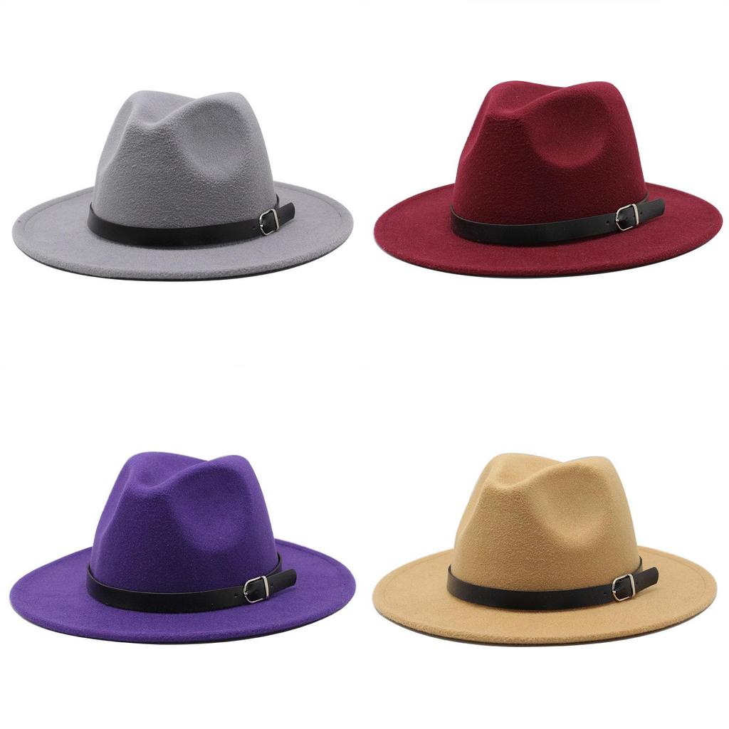 Unisex Wool Felt Top Hat With Wide Brim For Formal Events And Gift Giving