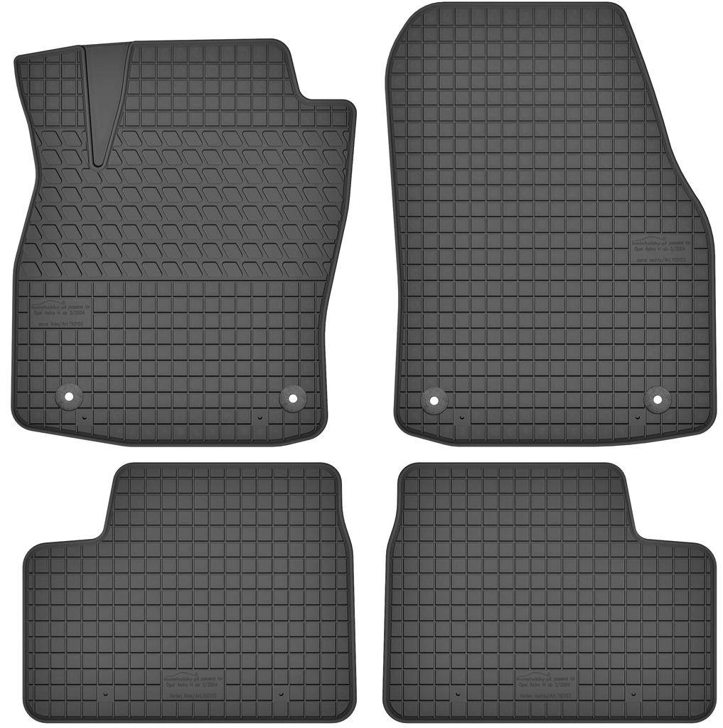 Dywaniki Motohobby 150103 + OSŁONA 200000/1 - Opel Astra III H 2004-2014 STOP. OP przód - ZAMONTOWANE