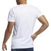adidas T Shirts Men's White Crew Neck Moderate Straight Fit GQ2164