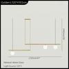 Simple Modern Minimalist Living Room Chandelier Linear Restaurant Pendant Light  Creative Shop Hanging Lamp for Home LED