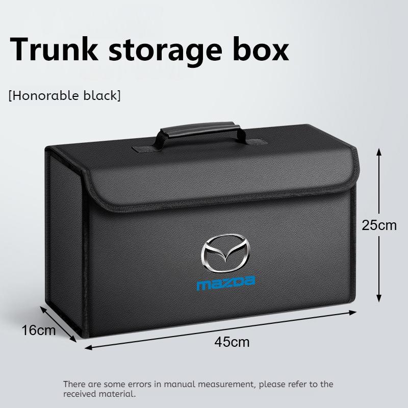 For Mazda 3 6 Alexa CX-30 CX-3 CX-5 CX-8 CX-9 2019 2020 2023 2025 Car Trunk Storage Box Foldable Stowing Tidying Bag Accessories