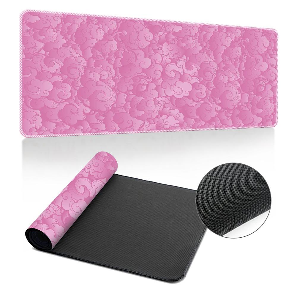 

Резиновые коврики для клавиатуры Креативный игровой коврик для мыши Японский коврик для мыши с облаками Для геймеров и профессионалов розовый