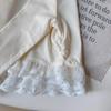 Girls' Korean Style Long Sleeve Lace Trim Top - Spring/Fall Fashion BQB009