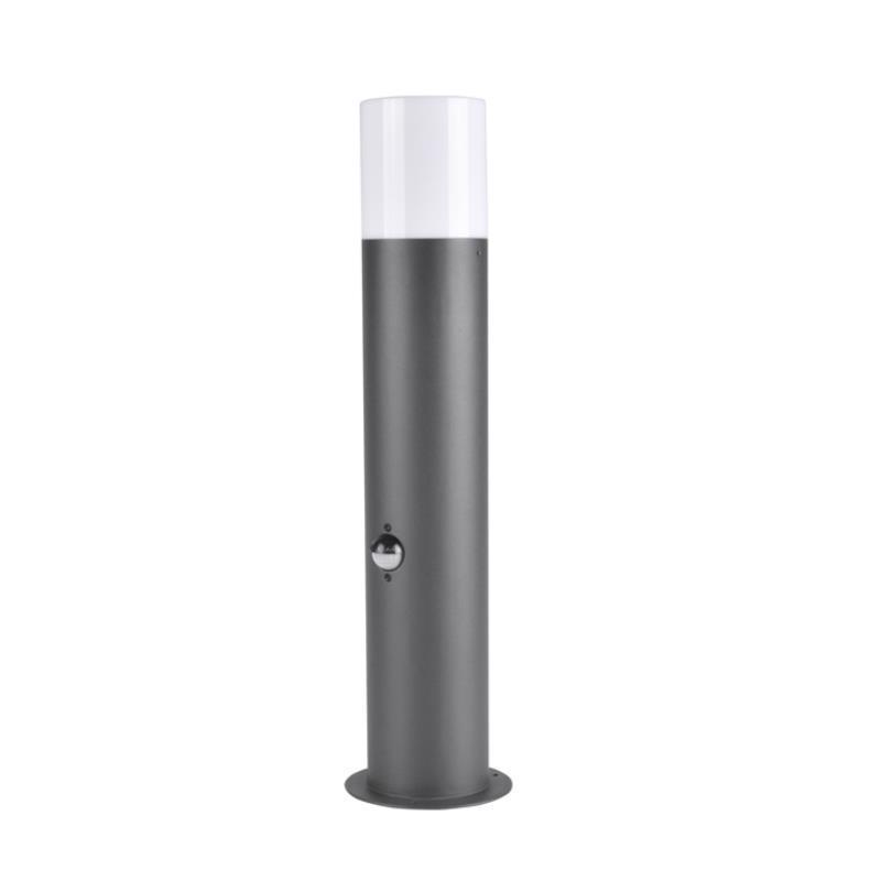 Lampa Ogrodowa Stojąca Dallas Pir 44Cm Grafit E27 Ip44 316004 Goldlux