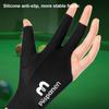 1PC Three-Finger Billiard Gloves Stitching Design Breathable Non-Slip Self-Adhesive Cloth Fixed Gloves Billiard Supplies
