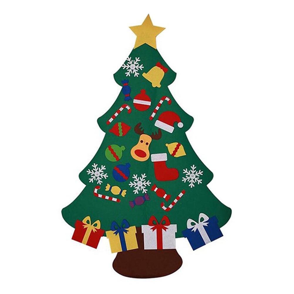 

DIY Felt Christmas Tree Craft Education Ornament Kit Decoration For Children Kids