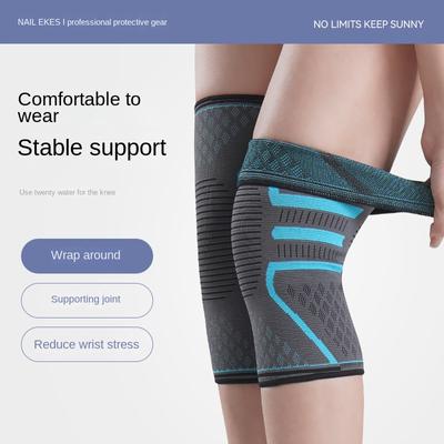 Sports Knee Pads, Basketball, Badminton, Fitness, Warm Men's Cycling Protective Gear, Cross-border Wholesale Nylon Knee Pads for Women