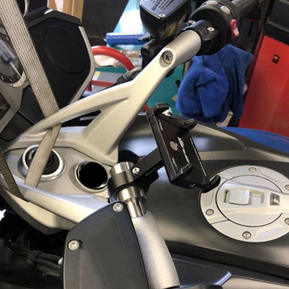 Motorcycle Modified Multi-function Expansion Pole Mobile Phone Navigation Bracket Extension Rod For BMW R1200RT R 1200 RT