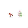 Ornament Collectible Dalecarlian Horse Figurine Animal Sculpture for Living Room Kitchen Sofa TV