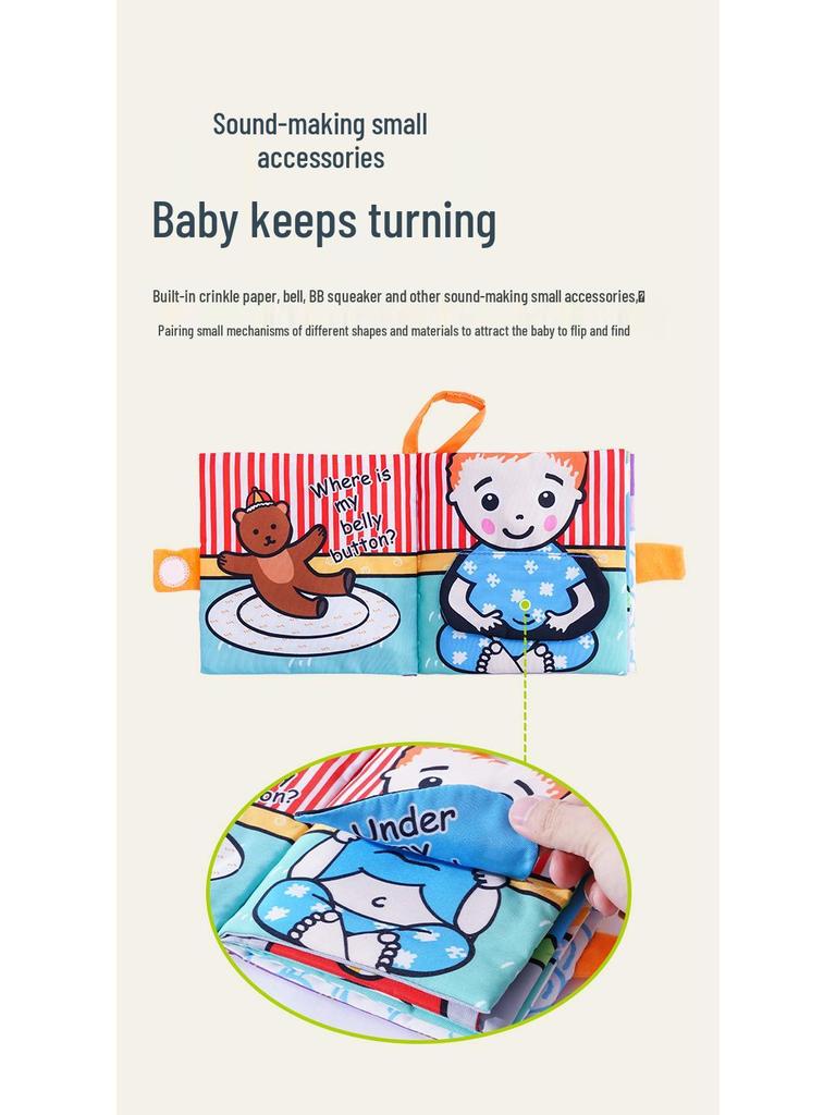 Jollybaby Educational Gift Set: Newborn to 1-Year Cloth Books & Toys