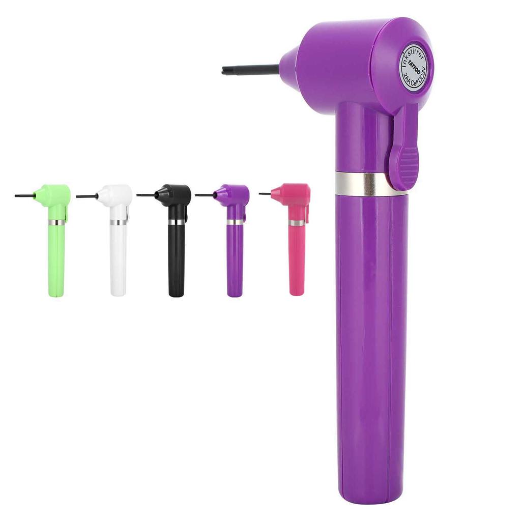 Electric Tattoo Ink Mixer Pigment Mixing Machine with 50pcs Mixing Sticks Tattoo Accessories