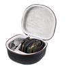 Hard Case for Leight Earmuff Glasses Double Zipper Storage Case Organizers Box Shockproof Scratchproof Carry Bag