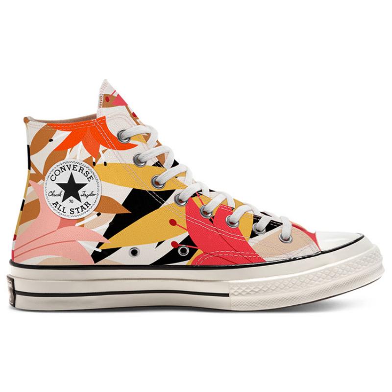 Converse Chuck Taylor All Star 70 70 Hi Comfortable Casual High Top Espadrilles Women's White Pink Orange