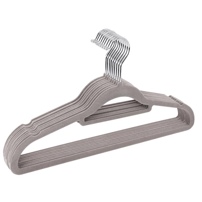 10 нескользящих бархатных детских вешалок для курток брюк платьев вешалки для одежды для дома Colgador De Ropa Tdh Cloth Rack 38cm 2636₽