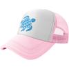 Sea Turtle Water Pattern Trucker Hat Unisex Casual Adjustable Mesh Snapback Cap