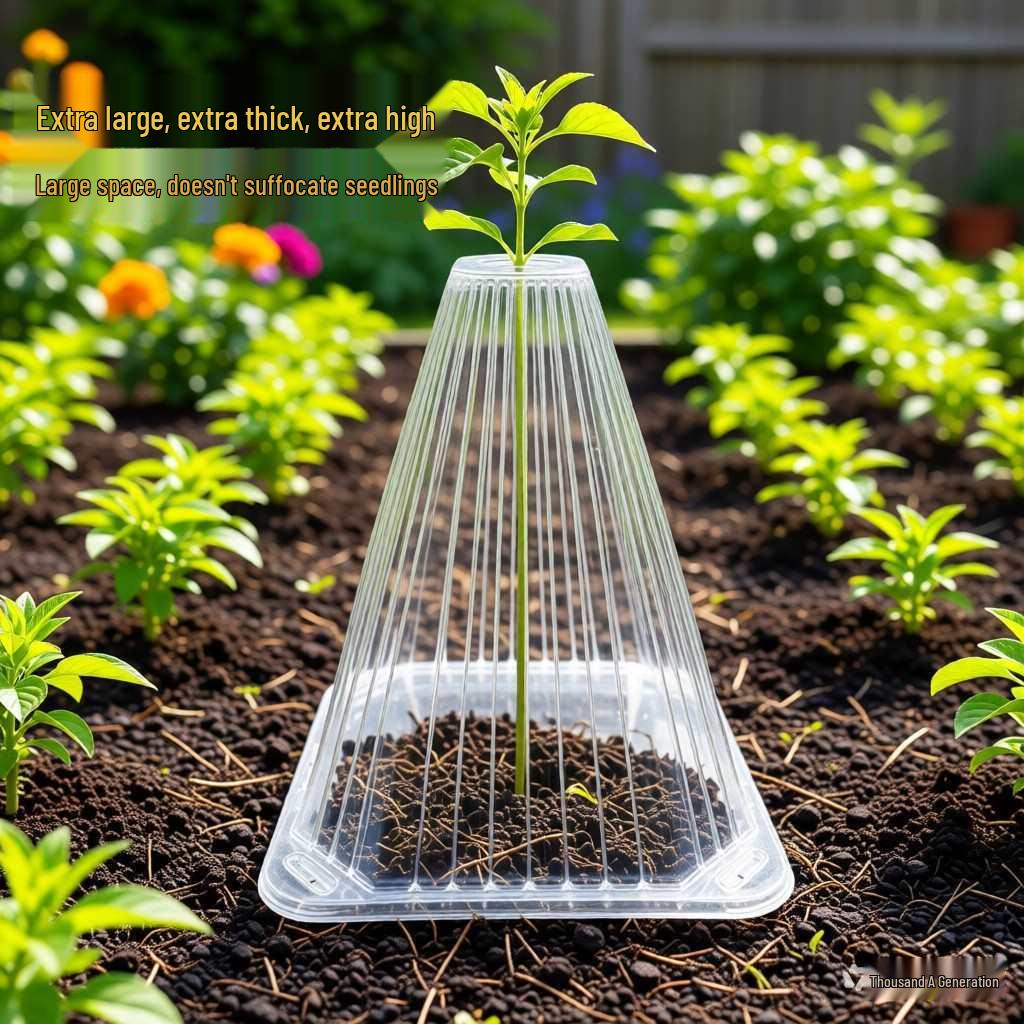 Durable Seedling Protection Cover: Windproof, Frostproof, Insect & Bird Barrier for Vegetables, Reusable Greenhouse Shield