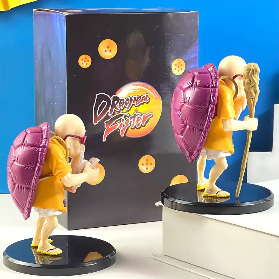 Dragon Ball Z Master Roshi Kame Sennin Action Figure PVC Biye Gesture Lecherous Anime Collectible Decoration Toy Gift