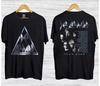 Camiseta Guns N Roses Logo Floral Bala Hombre Música Rock Clásico Banda Camiseta Negra