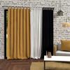 Washed Microfiber Tab Curtain 135X250 Cm BOHEME Mustard, by Soleil d'Ocre