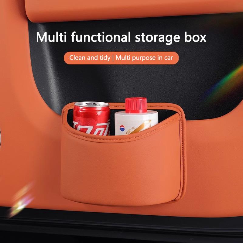 Leather Car Door Garbage Bin Bag Storage Bin Storage Box For Opel Astra Insignia Corsa Zafira Meriva Mokka Vivaro Vectra Antara