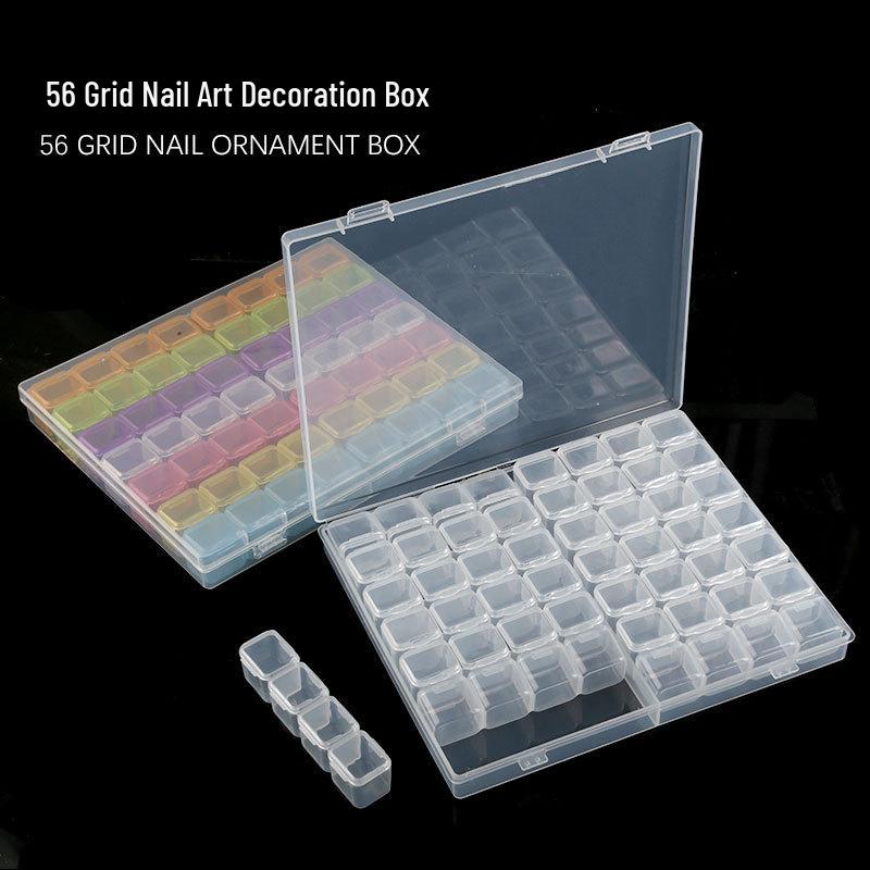 

Nail Art & Jewelry Detachable Storage Box with 56 Grids