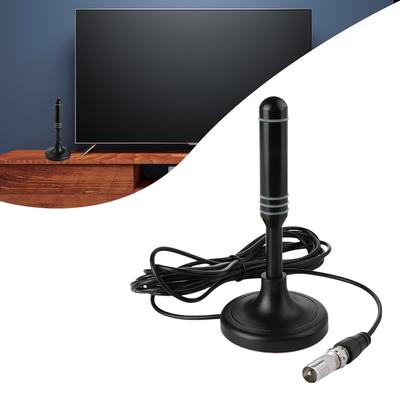 Portable TV Antenna 300cm Coax Cable Digital TV Antenna DVB-T DVB-T2 DAB Digital Receiving Antenna Plug and Play for Smart TV