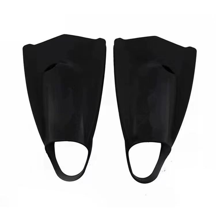 Customized logo Swin Fins Open Heel Diving Fins Short Swim Flippers Training Adjustable Buckles Swimming Fins 38-39 зелёный