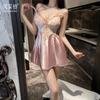 Sex Pajamas Female Sexy Nightgown Small Floral Small Chest Pure Desire Wind Suspender Chest Pad Hip Loungewear Nightdress 2