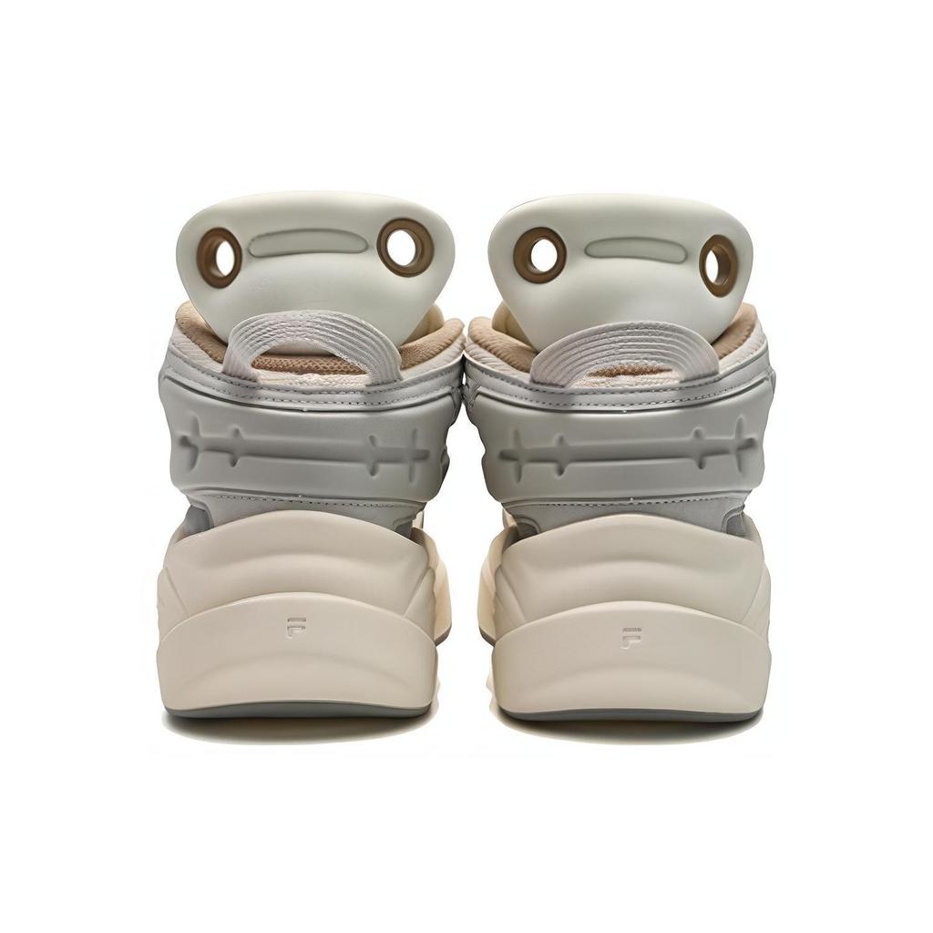 Fila Fusion The Mash Comfortable Shock Absorbing Durable High Top Retro Basketball Shoes Women sneakers White T12W413203FGG