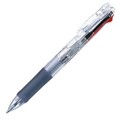 Zebra Kugelschreiber G4C transparent 10 Stück 4-Farben Clip-on B-B4A3-C