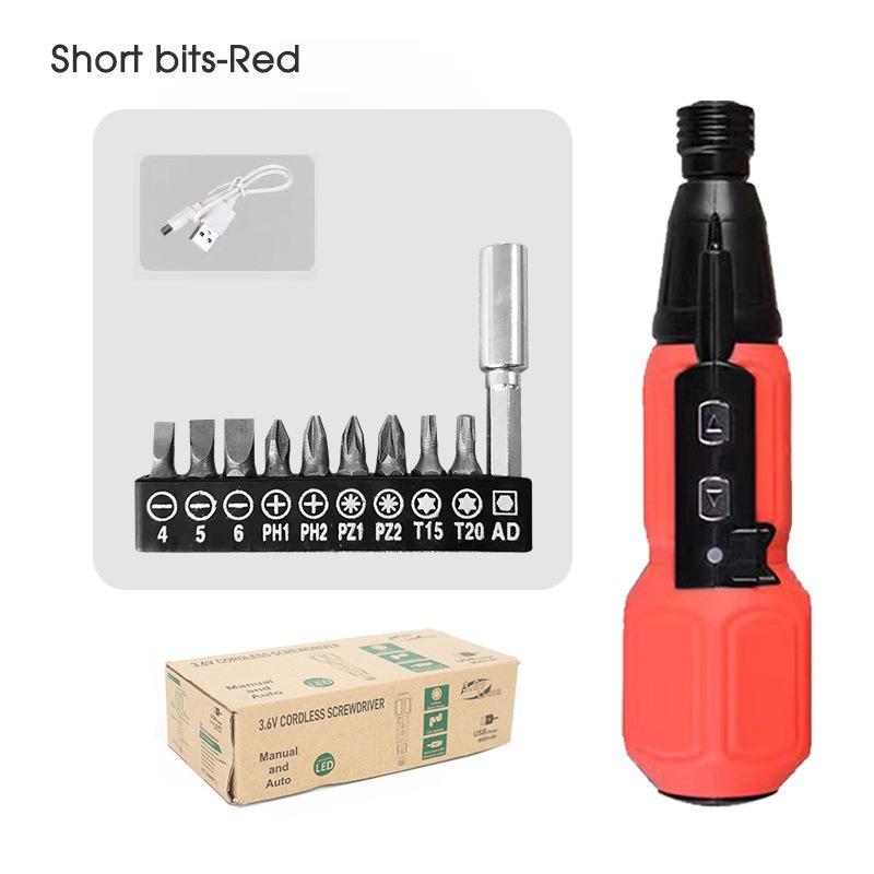 

Electric Screwdriver USB Rechargeable 3.6V Mini Cordless Screwdriver Set