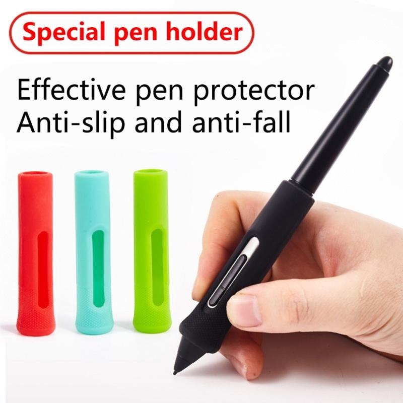 Soft Silicone Stylus Cover Sleeve Skin Protector for Tablets Pen PTK440 501e Protective Grip Holder